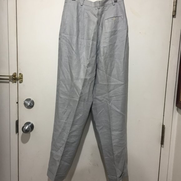 LIZ CLAIBORNE LINEN PANTS SIZE 10 - Picture 3 of 8